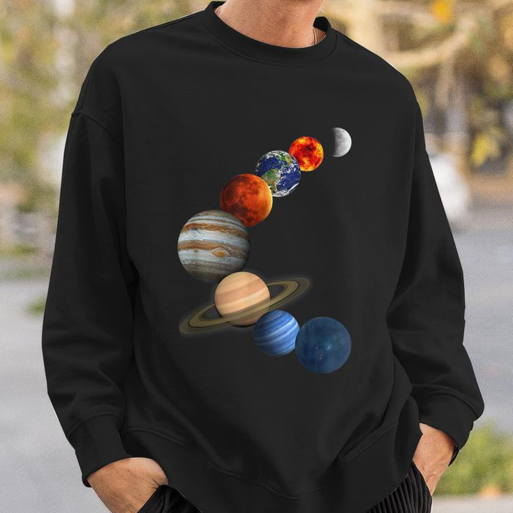 Solar System The Planets In Our Galaxy Sweatshirt Gifts for Him