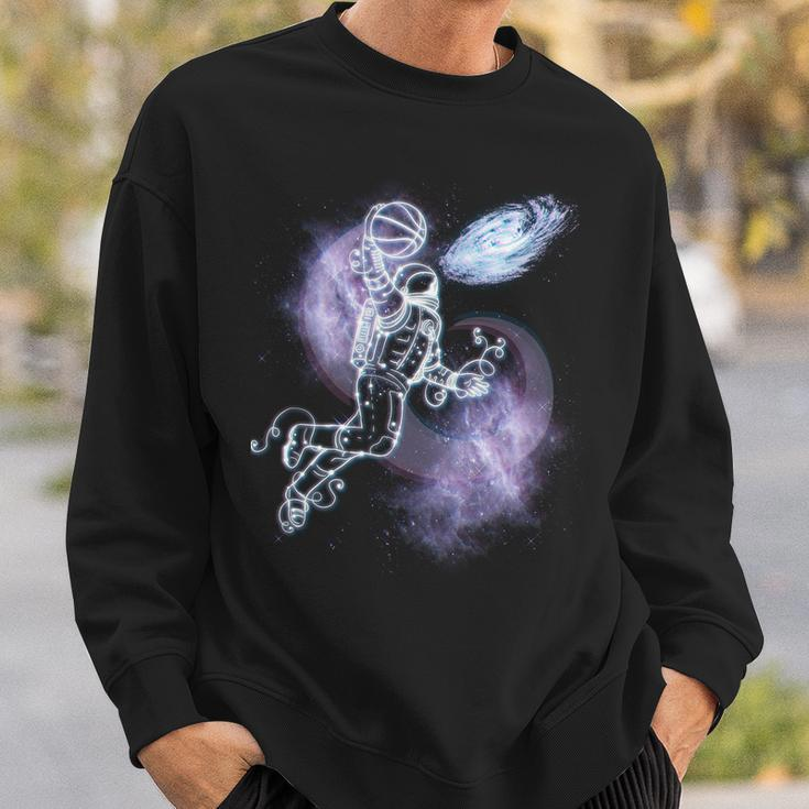 Space Astronaut Dunk Nebula Jam Sweatshirt Gifts for Him