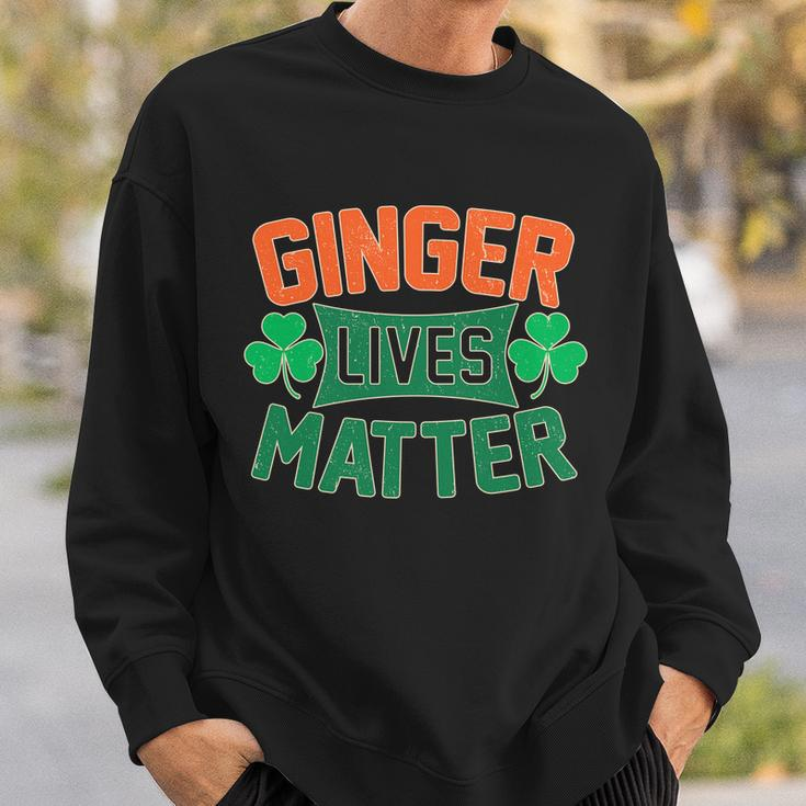 St Patricks Day - Ginger Lives Matter Sweatshirt Gifts for Him