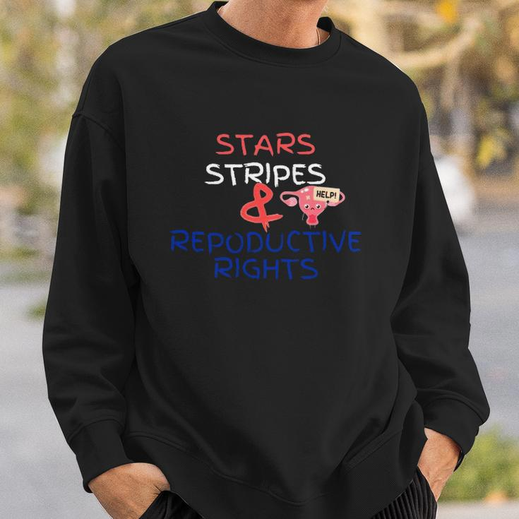 Stars Stripes And Reproductive Rights Roe V Wade Overturn Fight For Women&8217S Rights Sweatshirt Gifts for Him