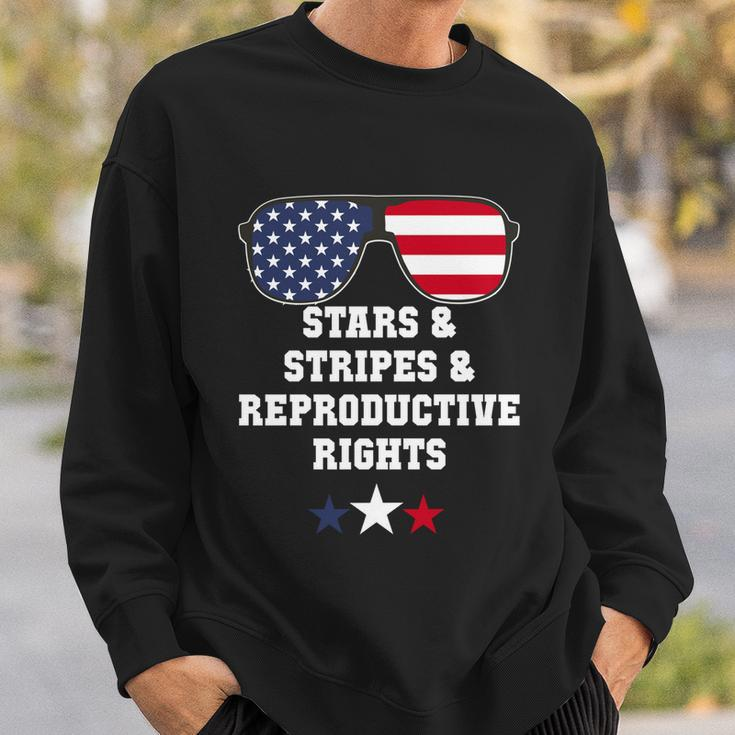 Stars Stripes Reproductive Rights Stars Stripes Sunglasses Gift Sweatshirt Gifts for Him