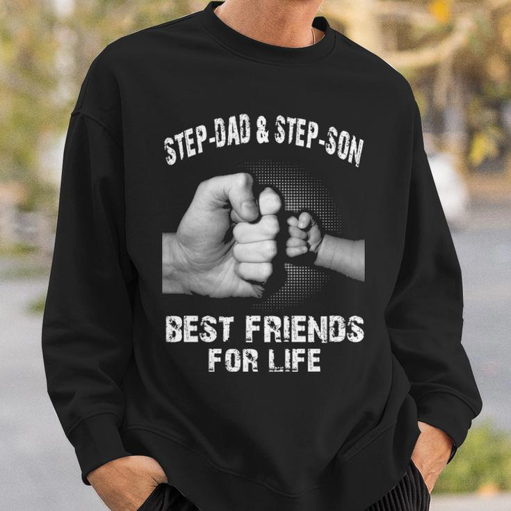 Step-Dad & Step-Son - Best Friends Sweatshirt Gifts for Him