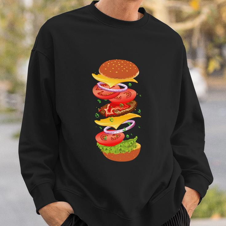 Tasty Cheeseburger Sweatshirt Gifts for Him