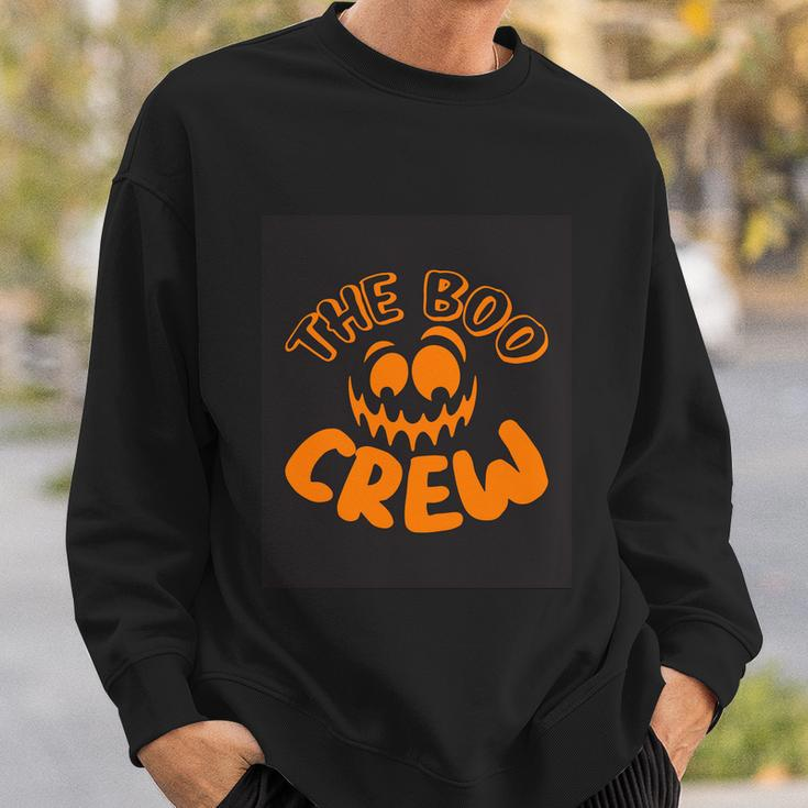 The Boo Crew Funny Halloween Quote Sweatshirt Gifts for Him