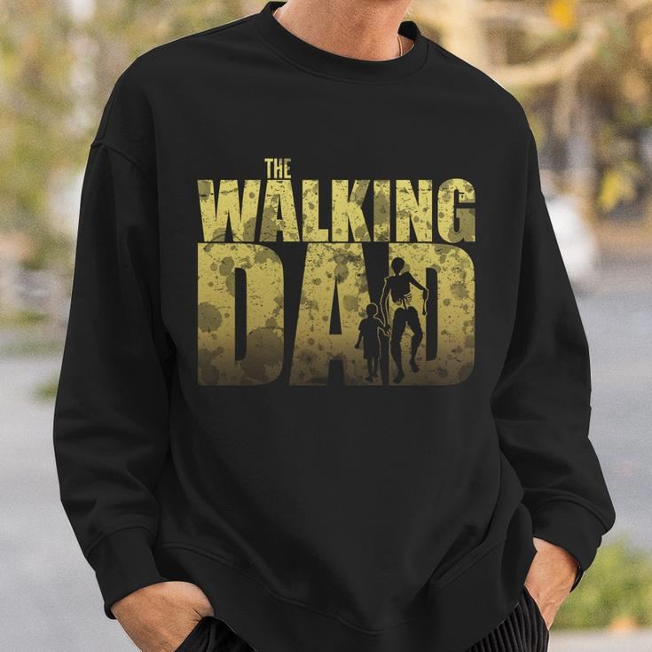 The Walking Dad Gold Logo Tshirt Sweatshirt Gifts for Him