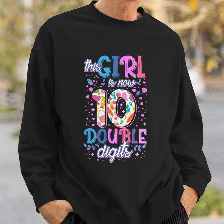 This Girl Is Now 10 Double Digits Gift Sweatshirt Gifts for Him