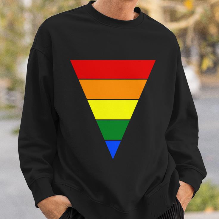 Triangular Lgbt Gay Pride Lesbian Bisexual Ally Quote V2 Sweatshirt Gifts for Him