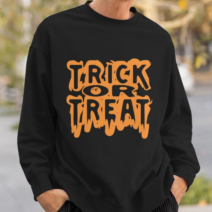 Trick Or Treat Funny Halloween Quote Sweatshirt Gifts for Him