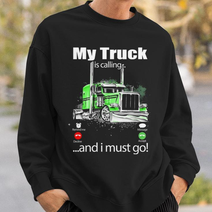 Trucker Lover Sweatshirt Gifts for Him