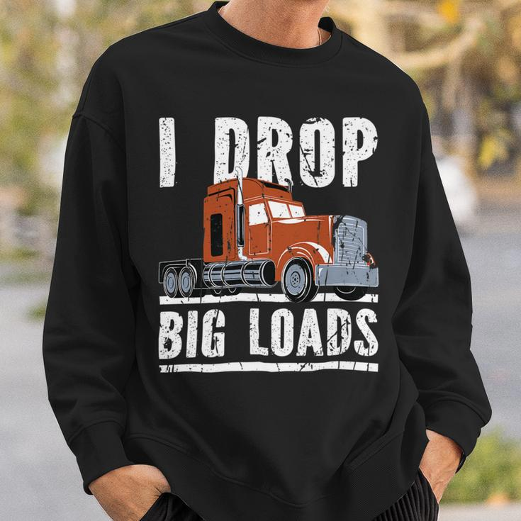 Trucker Trucker Accessories For Truck Driver Diesel Lover Trucker_ V2 Sweatshirt Gifts for Him