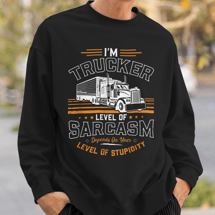 Trucker Trucker Accessories For Truck Driver Motor Lover Trucker_ V13 Sweatshirt Gifts for Him