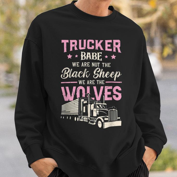 Trucker Trucker Accessories For Truck Driver Motor Lover Trucker_ V17 Sweatshirt Gifts for Him