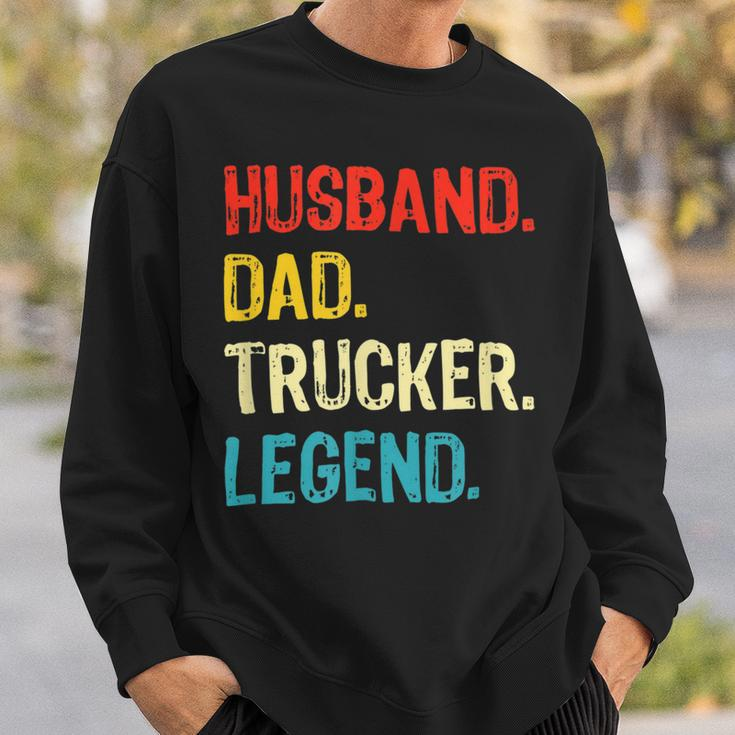 Trucker Trucker Husband Dad Trucker Legend Truck Driver Trucker Sweatshirt Gifts for Him
