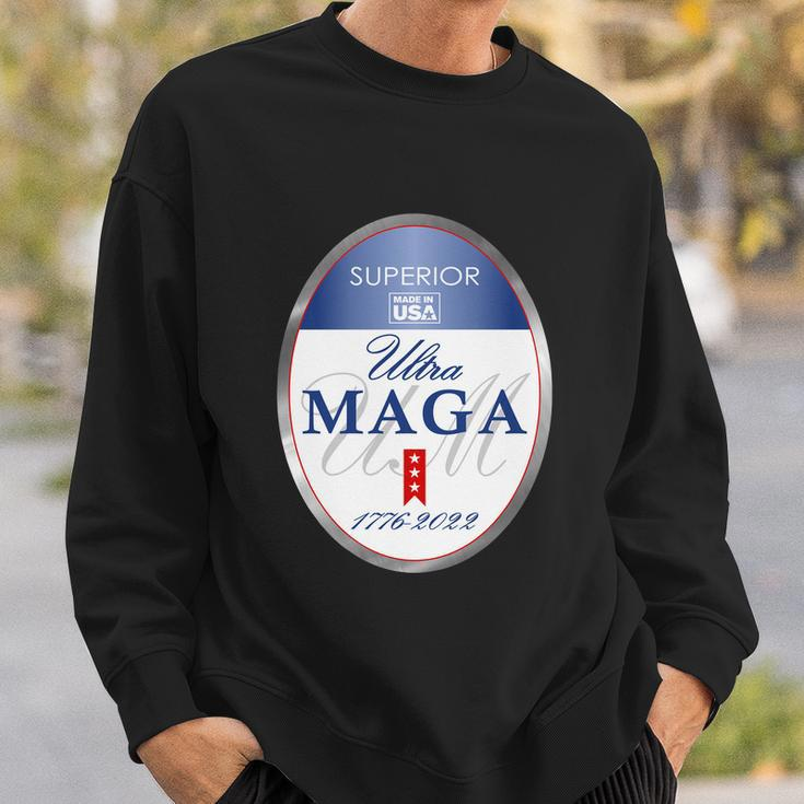 Ultra Maga Superior 1776 2022 Parody Trump 2024 Anti Biden Sweatshirt Gifts for Him