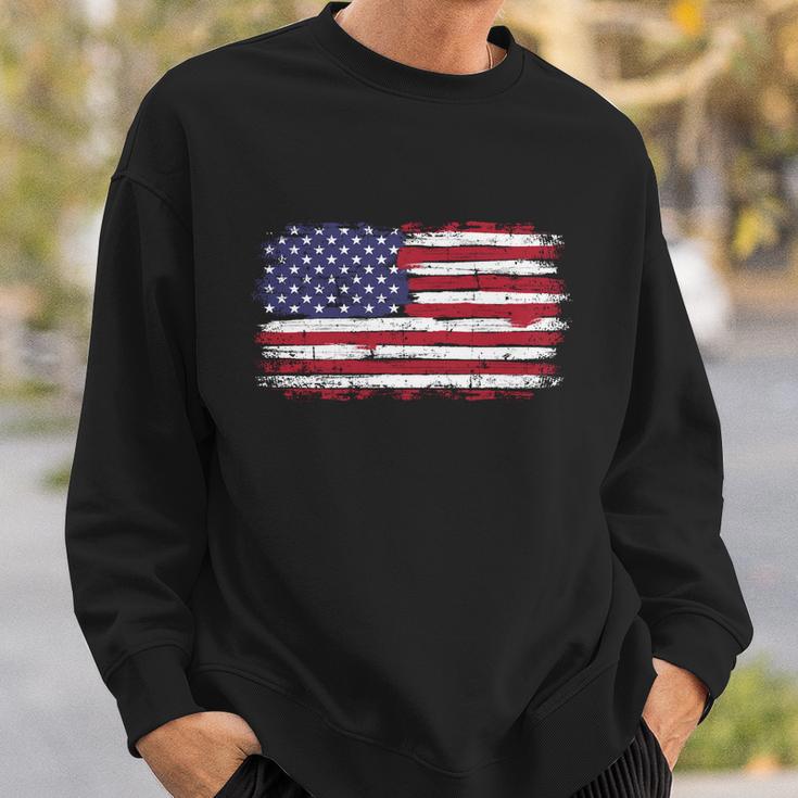 Us Flag Vintage Merican Independence Day On 4Th Of July Great Gift Sweatshirt Gifts for Him