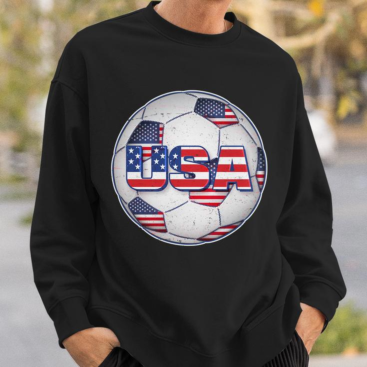 Usa Soccer Team Ball Sweatshirt Gifts for Him