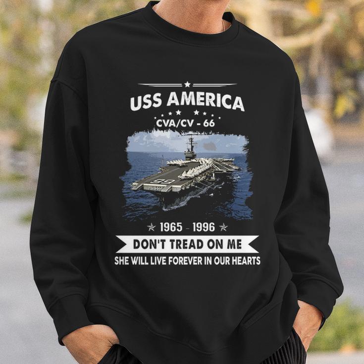 Uss America Cv 66 Cva 66 Front Sweatshirt Gifts for Him