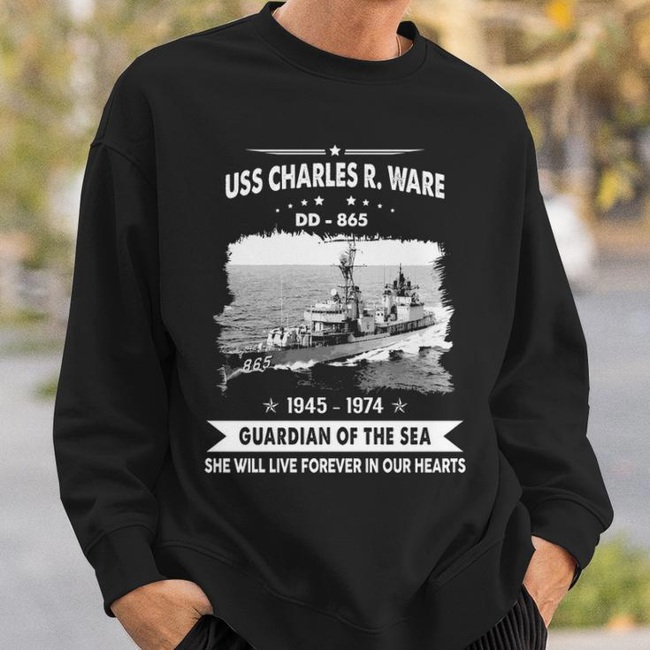 Uss Charles R Ware Dd V2 Sweatshirt Gifts for Him