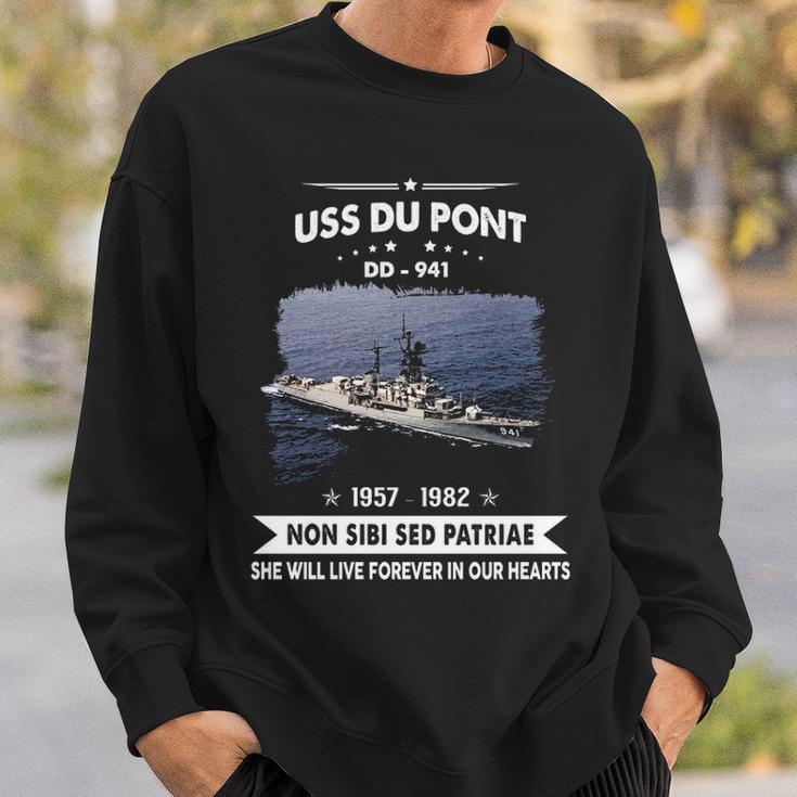 Uss Du Pont Dd 941 Uss Dupont Dd- Sweatshirt Gifts for Him