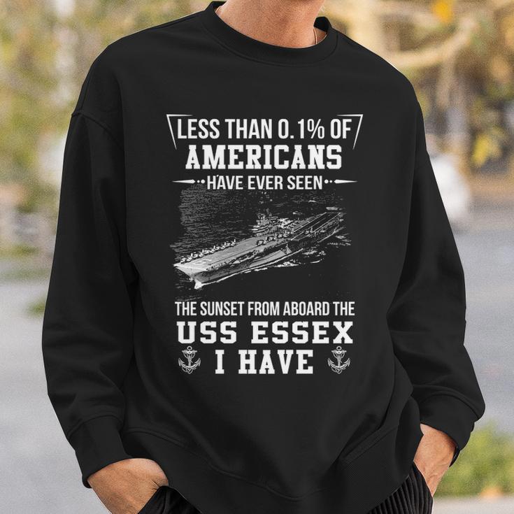 Uss Essex Cv 9 Sunset Sweatshirt Gifts for Him