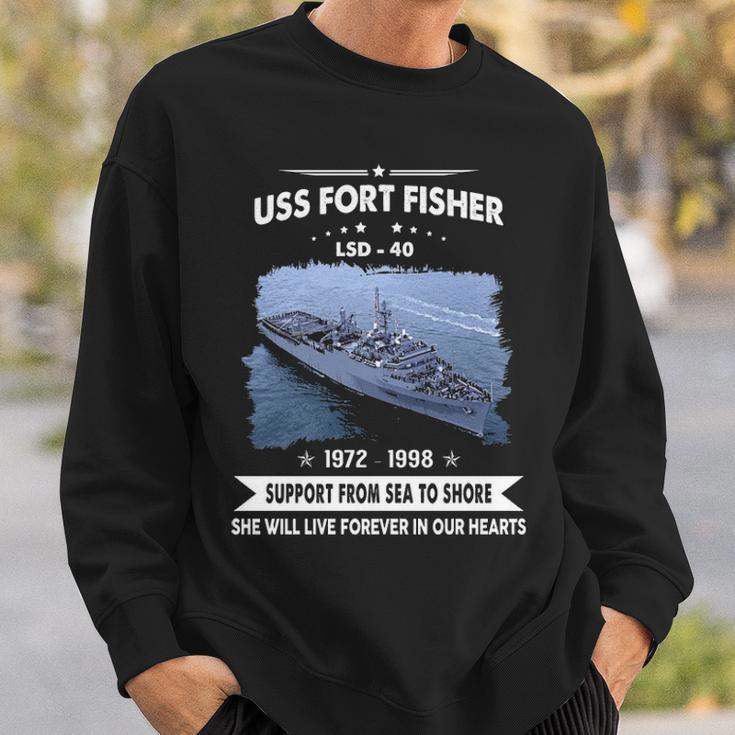 Uss Fort Fisher Lsd Sweatshirt Gifts for Him