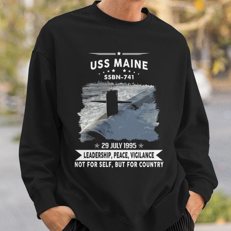 Uss Maine Ssbn V2 Sweatshirt Gifts for Him