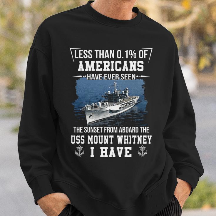 Uss Mount Whitney Lcc 20 Sunset Sweatshirt Gifts for Him