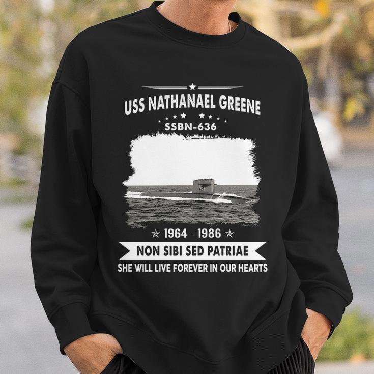 Uss Nathanael Greene Ssbn Sweatshirt Gifts for Him