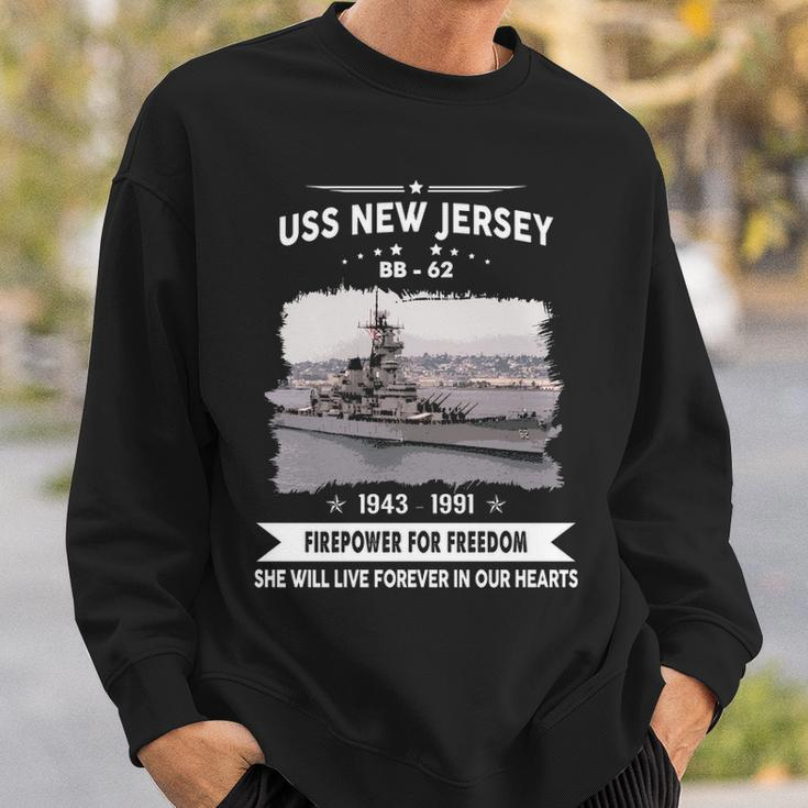 Uss New Jersey Bb Sweatshirt Gifts for Him