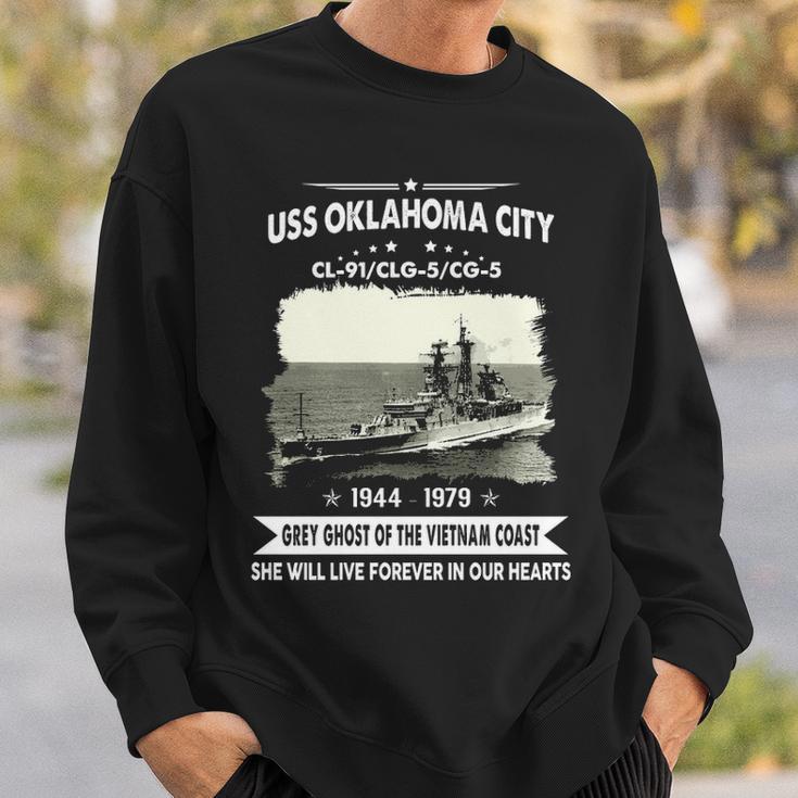 Uss Oklahoma City Clg 5 Cl Sweatshirt Gifts for Him