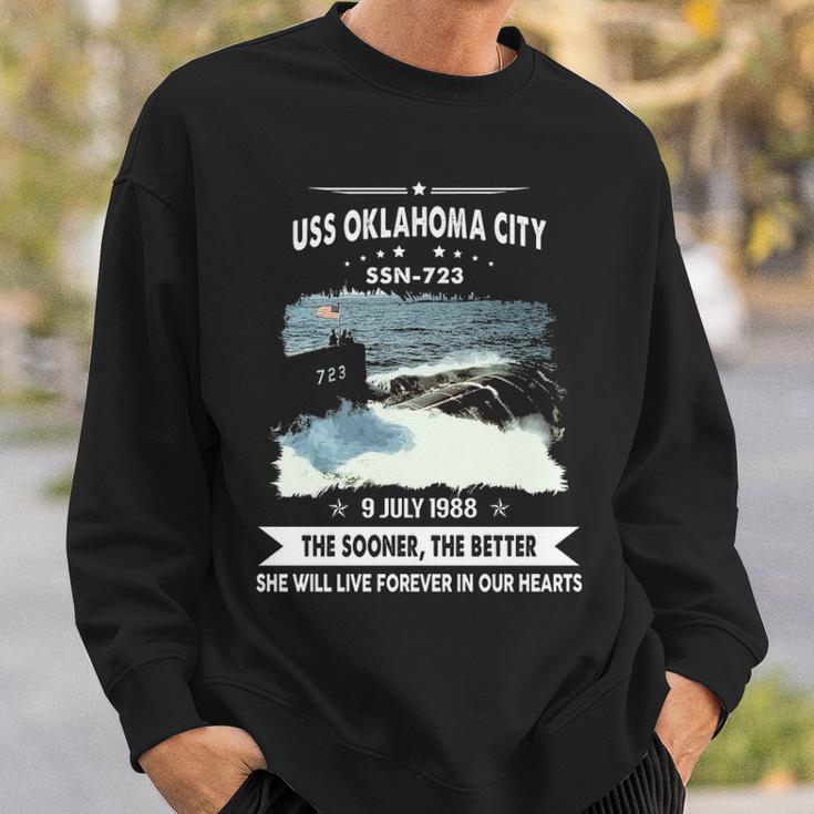 Uss Oklahoma City Ssn Sweatshirt Gifts for Him