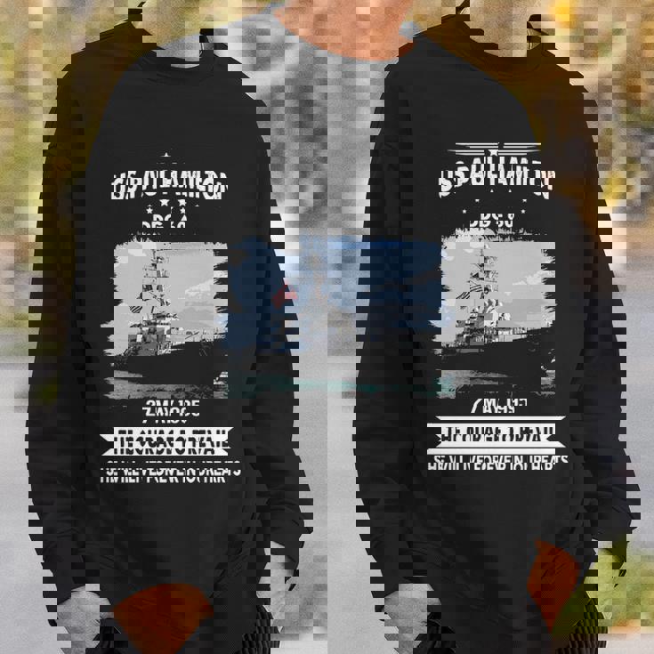 Uss Paul Hamilton Ddg V2 Sweatshirt Gifts for Him