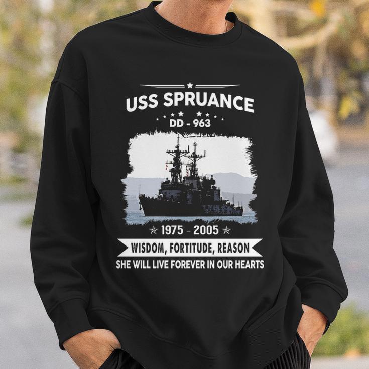 Uss Spruance Dd Sweatshirt Gifts for Him