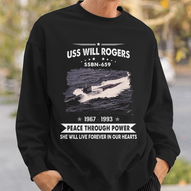 Uss Will Rogers Ssbn Sweatshirt Gifts for Him