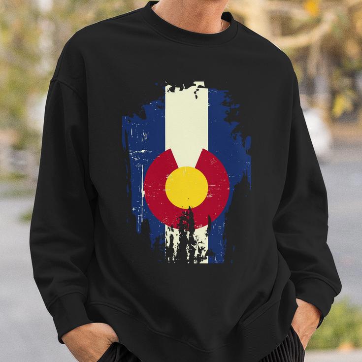 Vintage Colorado State Upside Down Flag Tshirt Sweatshirt Gifts for Him