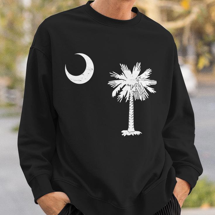 Vintage South Carolina Flag Palmetto Moon Sweatshirt Gifts for Him