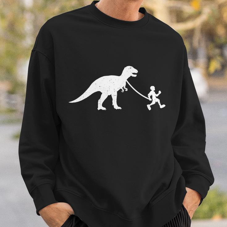 Walking My Trex Sweatshirt Gifts for Him