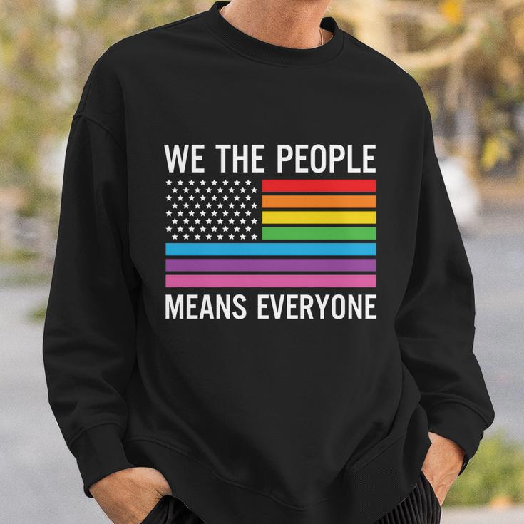 We The People Means Everyone Pride Month Lbgt Sweatshirt Gifts for Him