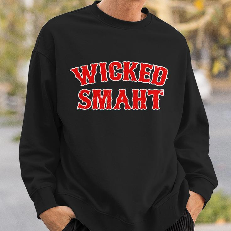 Wicked Smaht Smart Boston Massachusetts Tshirt Sweatshirt Gifts for Him