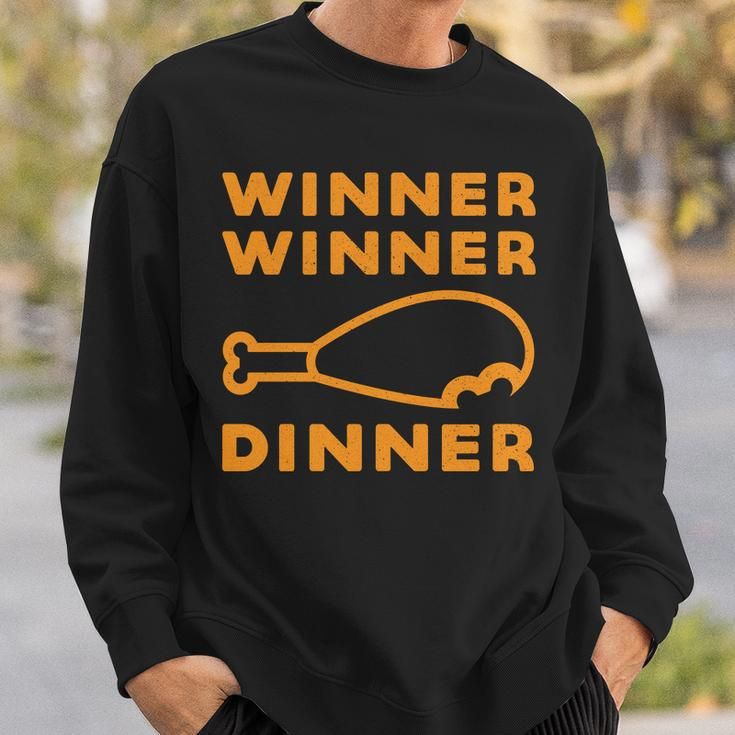 Winner Winner Chicken Dinner Funny Gaming Sweatshirt Gifts for Him