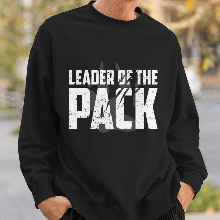 Wolf Pack Gift Design Leader Of The Pack Paw Print Design Meaningful Gift Sweatshirt Gifts for Him