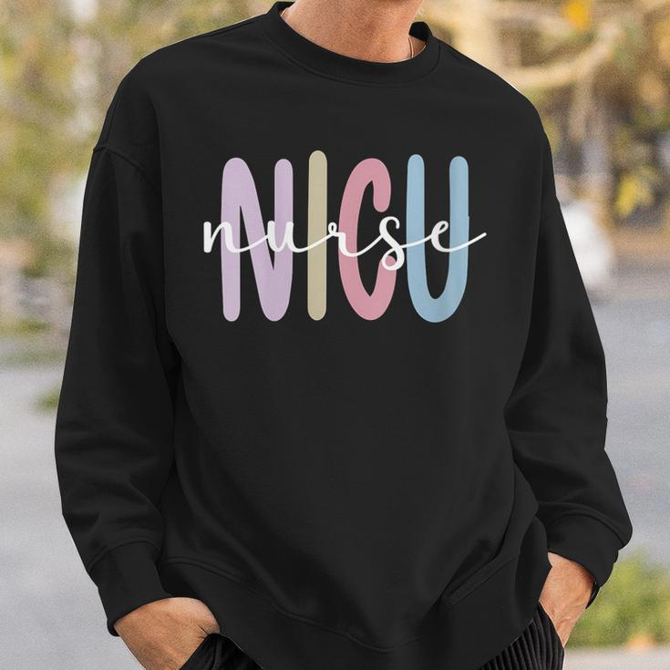 Womens Nicu Nurse Appreciation Neonatal Intensive Care Unit Sweatshirt Gifts for Him