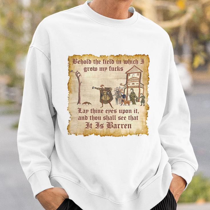 Behold The Field Medieval Dank Meme Sweatshirt Gifts for Him