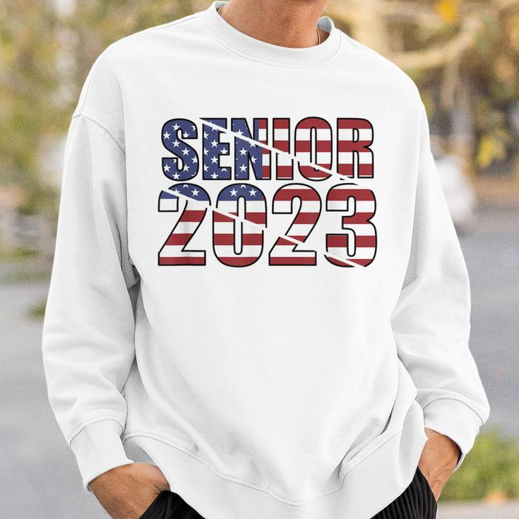 Class Of 2023 Usa Senior 2023 American Flag Sweatshirt Gifts for Him
