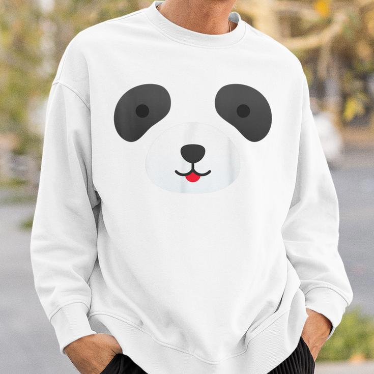Cute Bear Panda Face Diy Easy Halloween Party Easy Costume Sweatshirt Gifts for Him