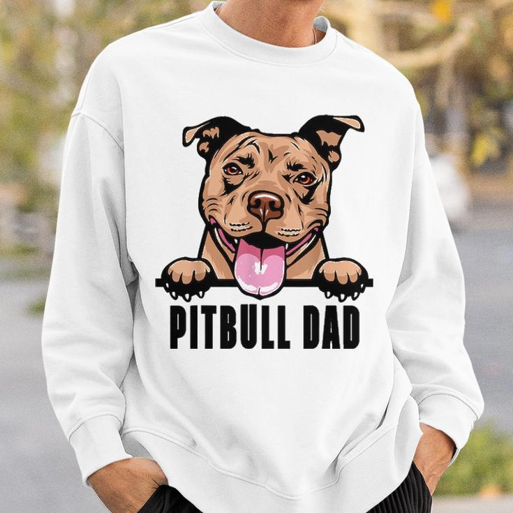 Dogs 365 Pitbull Dad Dog  Pitbull Dad Gift  Sweatshirt Gifts for Him