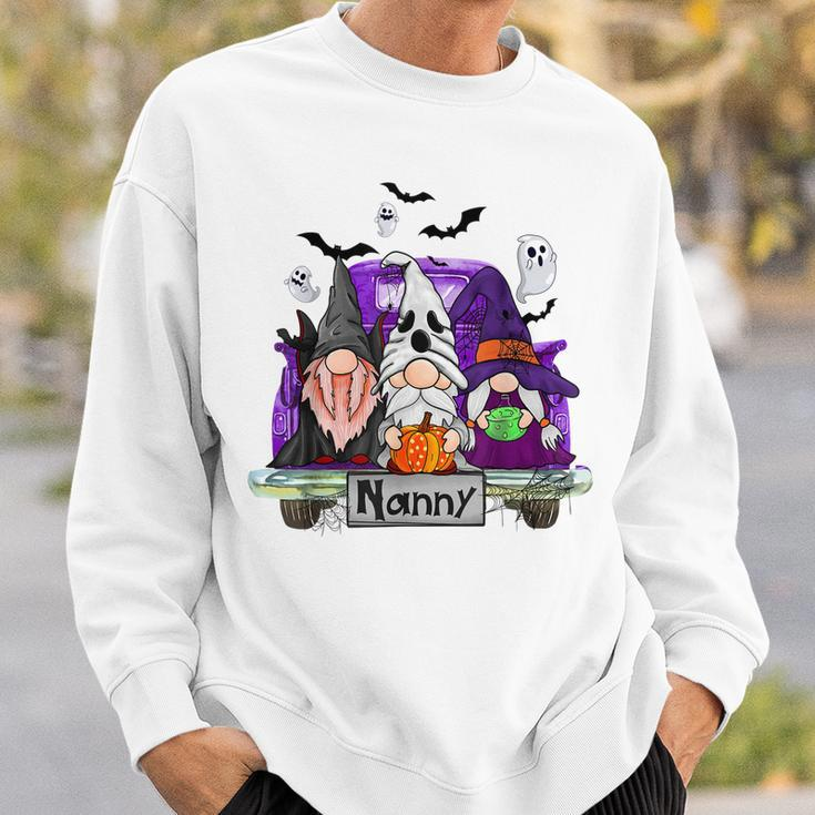 Gnomes Witch Truck Nanny Funny Halloween Costume Sweatshirt Gifts for Him