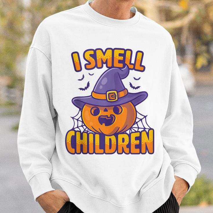 I Smell Children Funny Dad Mom Teacher Halloween Costume V3 Sweatshirt Gifts for Him