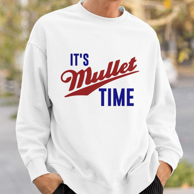 It’S Mullet Time Funny Redneck Mullet Sweatshirt Gifts for Him