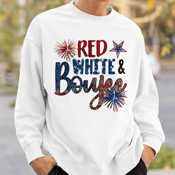 Red White And Boujee 4Th Of July Fourth Of July Vintage Sweatshirt Gifts for Him